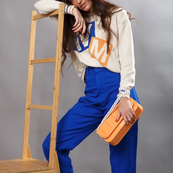 Weekend Max Nara Label-cut Cotton Blend Yarn Sweater Sz: Small US4/6 Fall/Winter - Picture 1 of 15